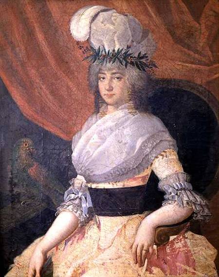 Portrait of Elizabeth Sophie Ghibellini von Scuola pittorica italiana