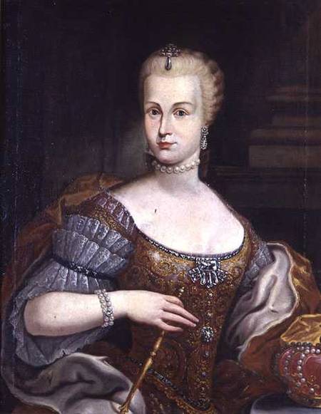 Portrait of the Wife of Pietro Leopoldo di Lorena von Scuola pittorica italiana