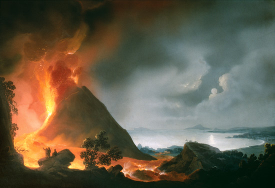 Der Ausbruch des Vesuv 1810 von Scuola pittorica italiana