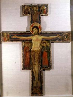The Crucified Christ with the Virgin and St. John early 13th