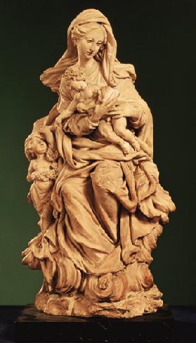 Madonna, Jesus and St. John the Baptist c.1700-50
