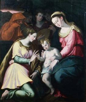 The Mystic Marriage of St. Catherine c.1600
