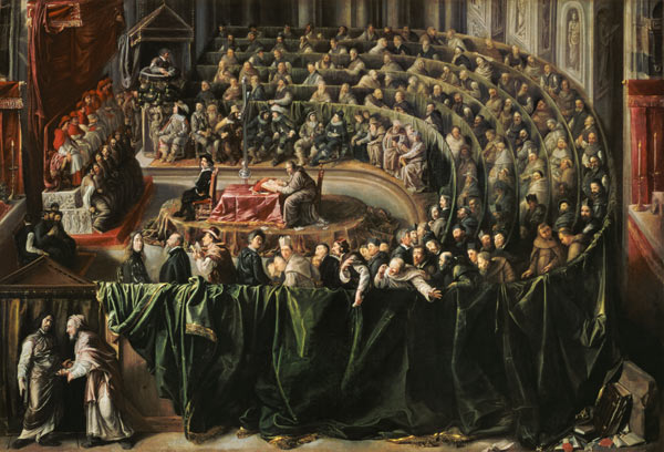 Trial of Galileo von Scuola pittorica italiana
