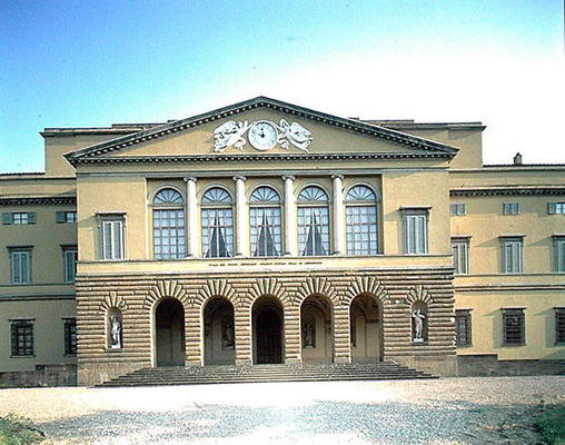View of the facade (photo) von Scuola pittorica italiana