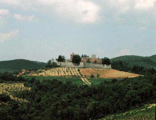Castello del forte di Brolio, (photograph) von Italian School, (15th century)