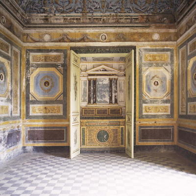 The hall of mirrors (photo) von Italian School, (18th century)