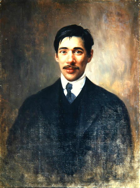 Portrait of Korney Chukowsky, c.1909 (oil on canvas)  von Ivan Kirillovich Parkhomenko