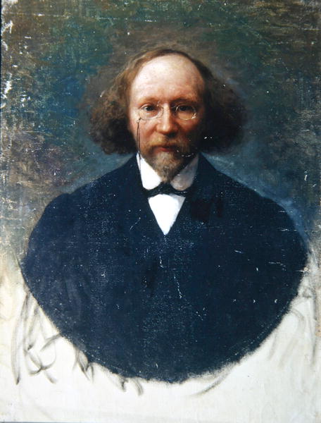 Portrait of the author Vyacheslav Ivanov, c.1910 (oil on canvas)  von Ivan Kirillovich Parkhomenko