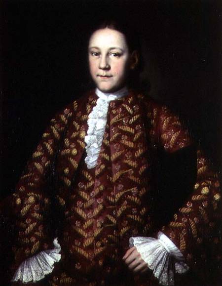 Portrait of Mikhail Yakovlev (1742-81) von Ivan Yakovlevich Vishnyakov