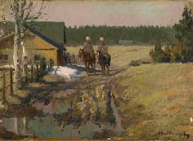 Kosaken zu Pferde 1916