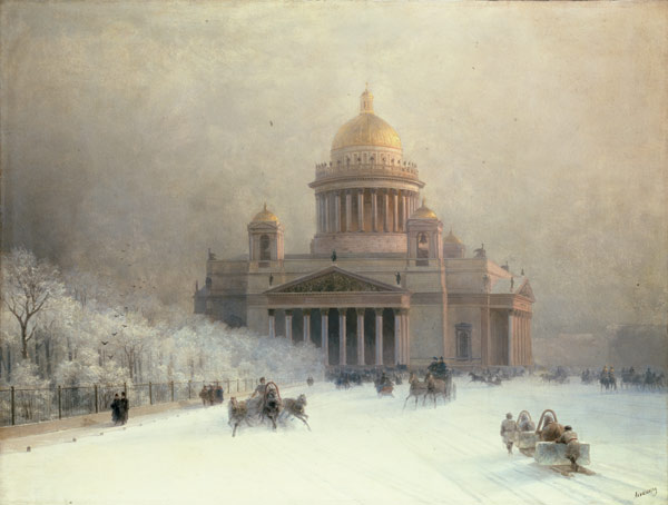 St.Petersburg, Isaakskathedrale von Iwan Konstantinowitsch Aiwasowski