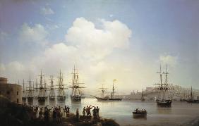 Das russische Geschwader vor Sewastopol 1846