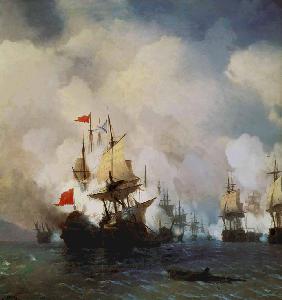 Die Seeschlacht von Cesme am 5. Juli 1770 1848