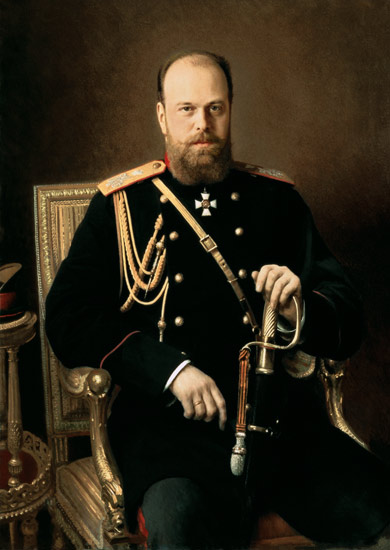 Alexander III. von Russland von Iwan Nikolajewitsch Kramskoi