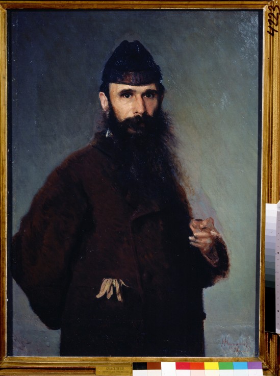 Porträt des Malers Alexander Litowtschenko (1835-1890) von Iwan Nikolajewitsch Kramskoi