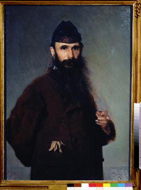 Porträt des Malers Alexander Litowtschenko (1835-1890) 1878