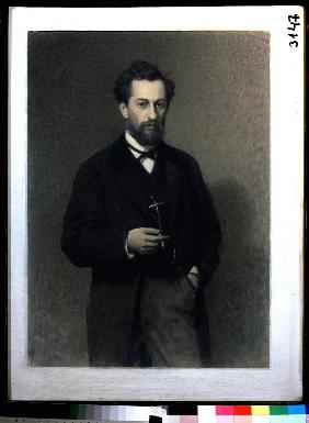 Porträt des Malers Michail K. Klodt (1832-1902) 1871