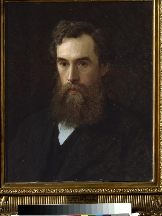 Porträt des Sammlers, Mäzenes und Gründers der Galerie Pawel Tretjakow (1832-1898) von Iwan Nikolajewitsch Kramskoi