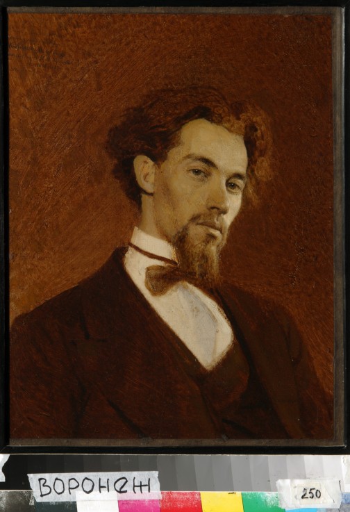 Porträt von Maler Konstantin Sawizki (1844-1905) von Iwan Nikolajewitsch Kramskoi
