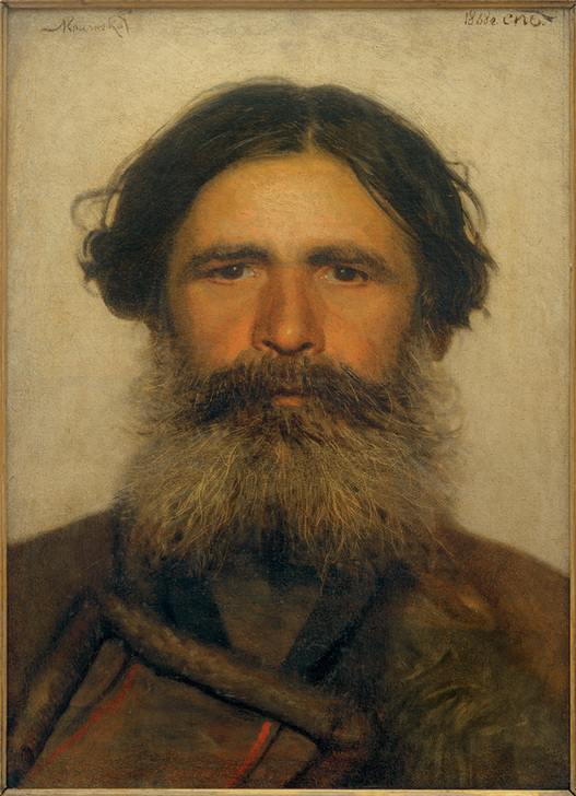 Porträt eines Bauern von Iwan Nikolajewitsch Kramskoi