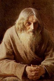 Bildnis eines alten russischen Bauern 1876