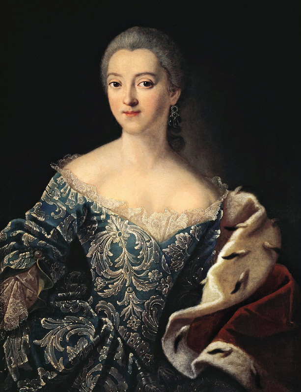 Porträt der Fürstin Jekaterina Lobanowa-Rostowskaja (1735-1802) von Iwan Petrowitsch Argunow