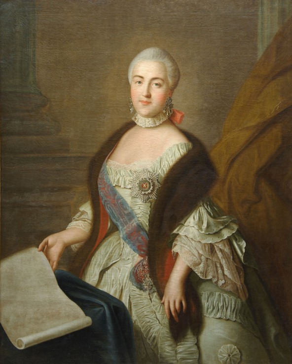 Katharina II. als Großfürstin Ekaterina Aleksejewna von Iwan Petrowitsch Argunow