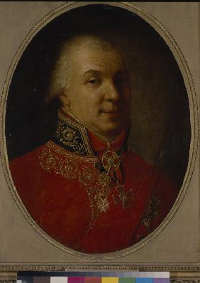 Porträt des Dichters Gawriil R. Derschawin (1743-1816)
