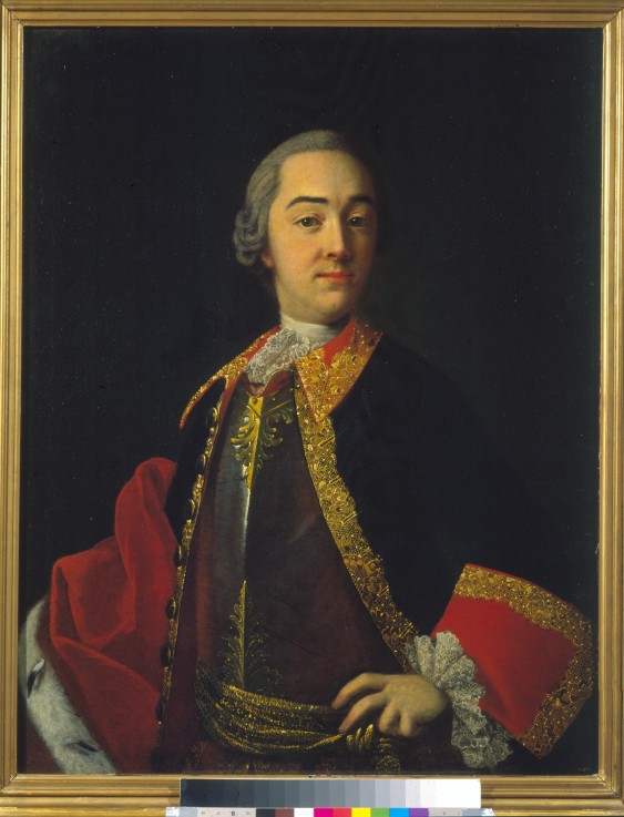 Porträt von Fürst Iwan Iwanowitsch Lobanow-Rostowski (1731-1791) von Iwan Petrowitsch Argunow