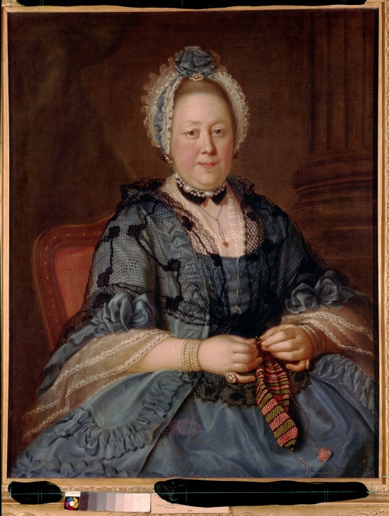 Porträt von Gräfin Tolstaja, geb. Lopuchina von Iwan Petrowitsch Argunow
