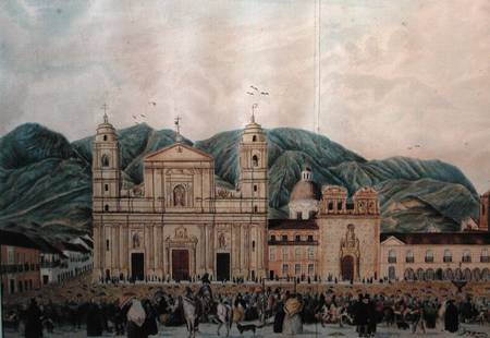 The Plaza de Bolivar, Bogota von J. Castillo