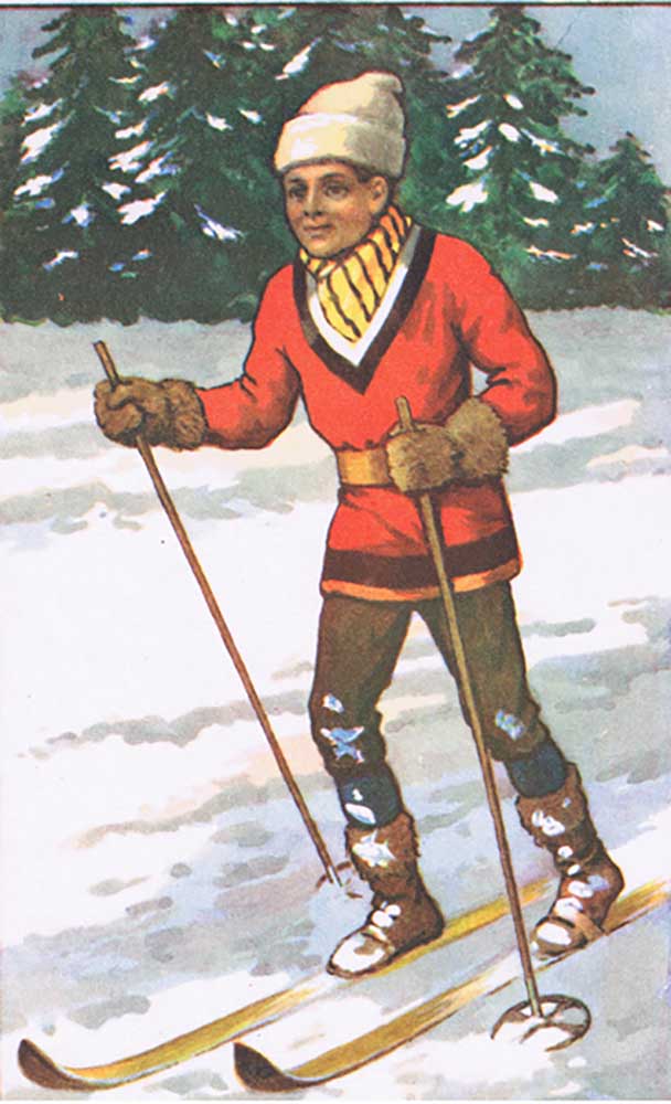 Kanadischer Junge, von MacMillan-Schulplakaten, um 1950-60 von J. Macfarlane