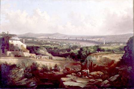 A View of Sheffield from Psalter Lane von J. McIntyre