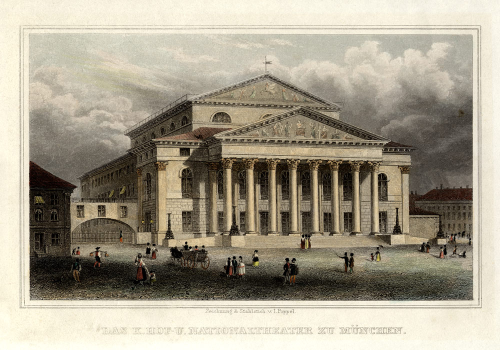 München, Nationaltheater von J. Poppel