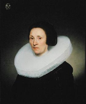 Portrait of Johanna van Diemen, aged 61 1647