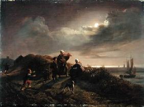 On the Coast near Scheveningen 1842
