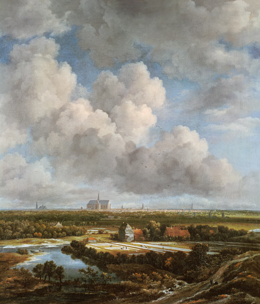 Bleichwiesen in der Umgebung nahe Haarlem von Jacob Isaacksz van Ruisdael