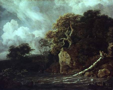 Landscape with a River von Jacob Isaacksz van Ruisdael