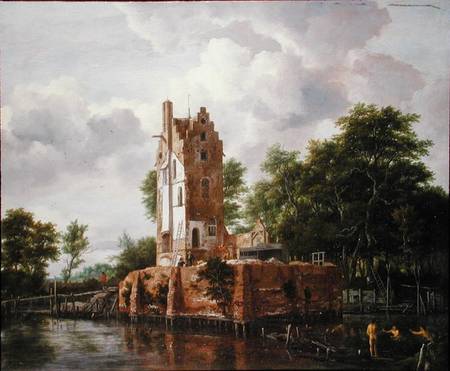 View of Kostverloren Castle on the Amstel von Jacob Isaacksz van Ruisdael