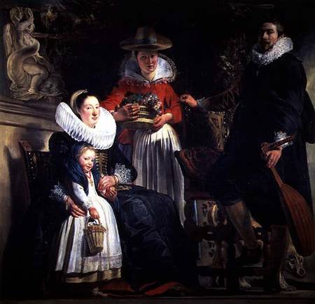 The Artist's Family von Jacob Jordaens