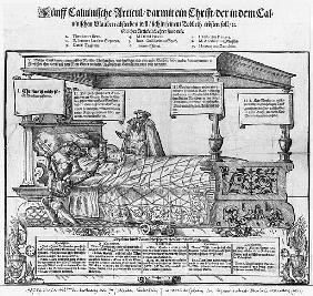 John Calvin on his death bed