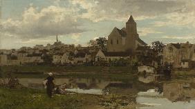 Ansicht von Montigny-sur-Loing 1870