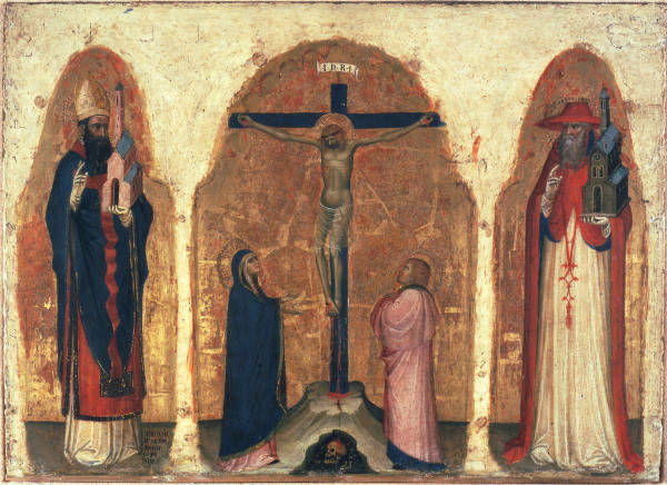 Alberegno, Christus am Kreuz u.a. von Jacopo Alberegno