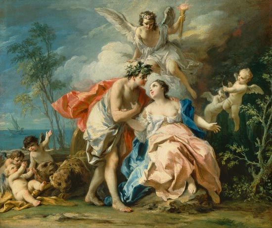 Bacchus und Ariadne von Jacopo Amigoni
