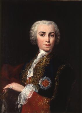 Porträt von Opernsänger Farinelli (Carlo Broschi) (1705-1782) 1750