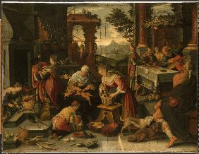 Das Gleichnis vom reichen Prasser und armen Lazarus 1544
