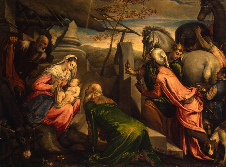 Die Anbetung der Könige von Jacopo Bassano