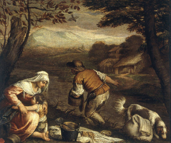 J.Bassano-Werkstatt, Familie des Saemanns von Jacopo Bassano