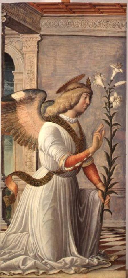 The Archangel Gabriel (panel) von Jacopo da Montagnana