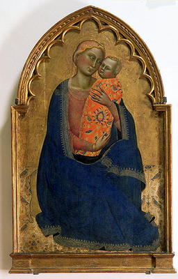 Madonna of Humility (tempera on panel) von Jacopo di Cione Orcagna